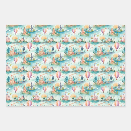 HOT AIR BALLOONS INPAKPAPIER VEL (Voorkant 3)