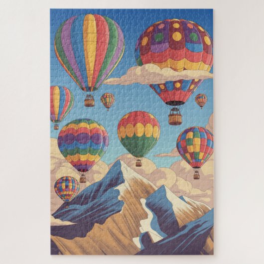 Hot air balloons jigsaw puzzle legpuzzel (Verticaal)