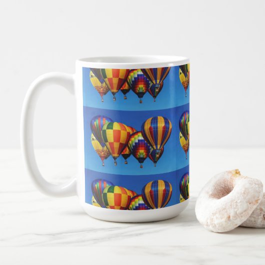 *HOT AIR BALLOONS* KOFFIE MOK (Met donut)