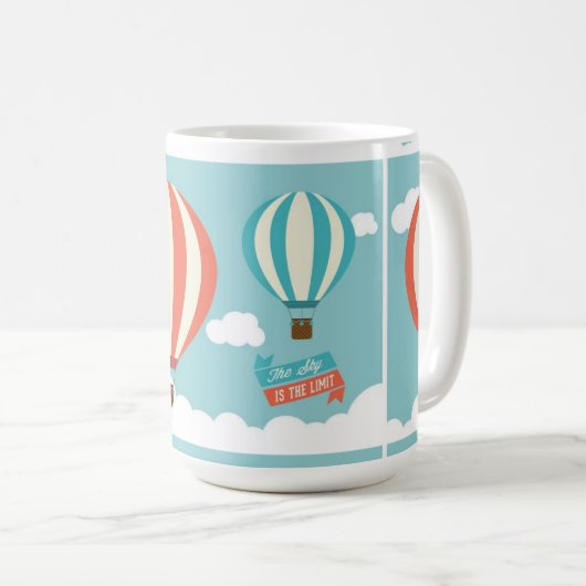 *HOT AIR BALLOONS** KOFFIE/TEA MOK (Voorkant rechts)