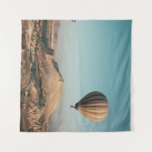 HOT AIR BALLOONS OP MID AIR WANDKLEED (Voorkant (horizontaal))