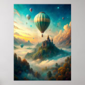 Hot Air Balloons Poster (Voorkant)