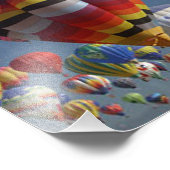 HOT AIR BALLOONS VAN SHARON SHARPE FOTO AFDRUK (Hoek)