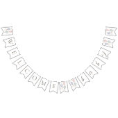 Hot Air Balloons Welcome Baby Bunting Flags Vlaggetjes (Alle)