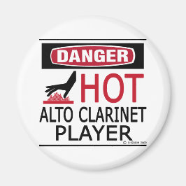 Hot-Alto Clarinet Player Magneet