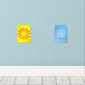 Hot and Cold Muurkunst Sets (Houten vloer)