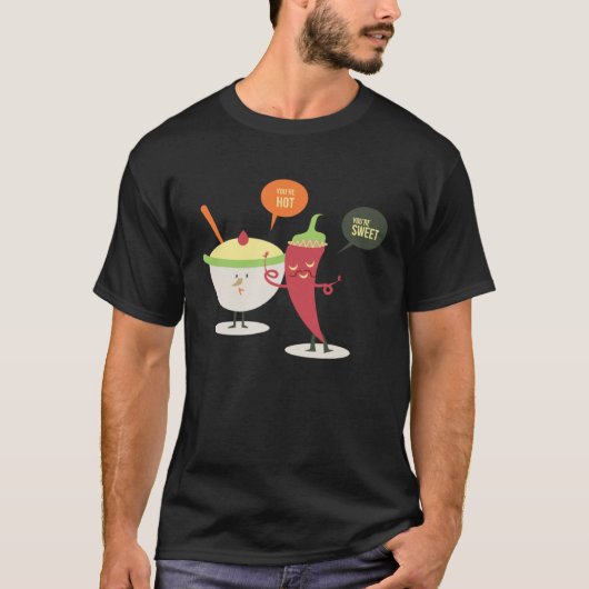 Hot and Sweet Chili Pepper Ice Cream T-shirt (Voorkant)