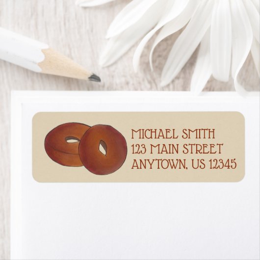 Hot Apple Cider Donuts Doughnuts Farmstand Bakery Etiket (Insitu)