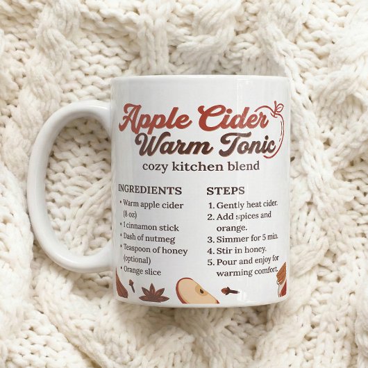 Hot Apple Cider Recipe Fall Kitchen Koffiemok