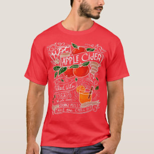 Hot Apple Cider Recipe Funny Herfst herfst Festiva T-shirt