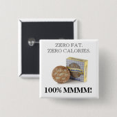 Hot Apple Pie Vierkante Button 5,1 Cm (Voorkant /achterkant)