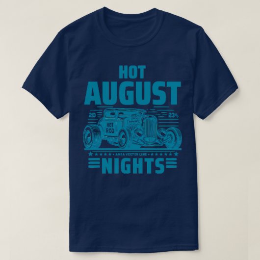Hot August Nights Klassiekers T-shirt (Design voorkant)