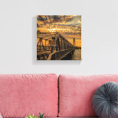 Hot August Sunset Canvas Afdruk (Insitu (Woonkamer))