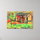 Hot Autumn Day in Wales op canvas (Voorkant)