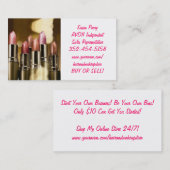 HOT! AVON-Visitekaartjes Visitekaartje (Voorkant / Achterkant)