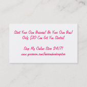 HOT! AVON-Visitekaartjes Visitekaartje (Achterkant)