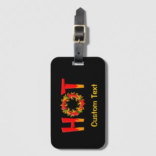 HOT BAGAGELABEL (Voorkant (verticaal))