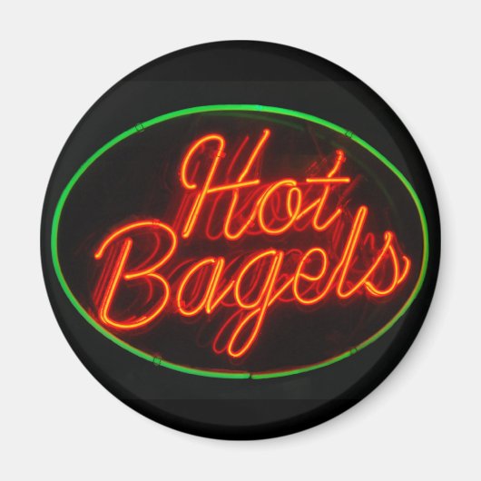 Hot Bagels Magneet (Voorkant)