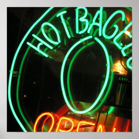 Hot Bagels Poster (Voorkant)