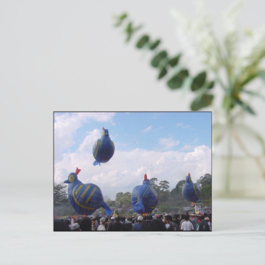 Hot-ballonfestival Briefkaart (Staand voorkant)