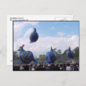 Hot-ballonfestival Briefkaart (Voorkant / Achterkant)