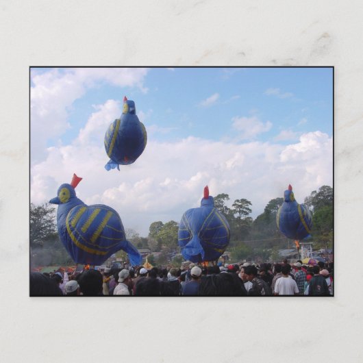 Hot-ballonfestival Briefkaart (Voorkant)