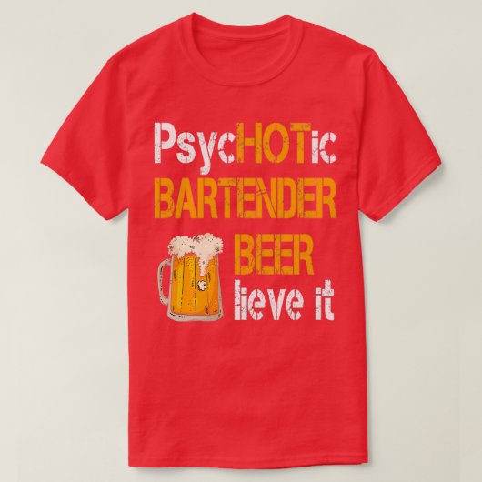 Hot-bartender vxl t-shirt (Design voorkant)
