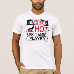 Hot-Bass Clarinet Player T-shirt