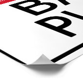 Hot Bass Player Poster (Hoek)