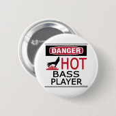 Hot Bass Player Ronde Button 5,7 Cm (Voorkant /achterkant)
