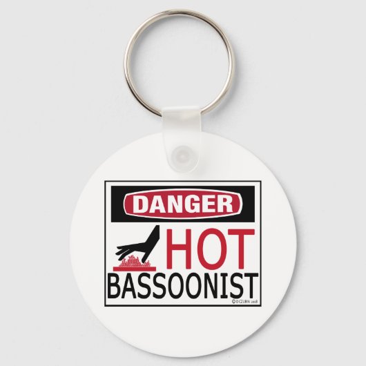 Hot-bassonist Sleutelhanger (Voorkant)