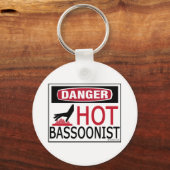 Hot-bassonist Sleutelhanger (Voorkant)