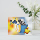 Hot Bath - English Bulldog - Delilah Briefkaart (Staand voorkant)