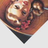 Hot Beach Pin-up Tissuepapier (Detail)