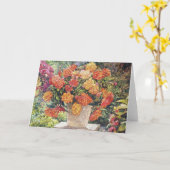 Hot-begonia Wenskaart Kaart (Gele Bloem)