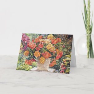 Hot Begonia Wenskaart Kaart