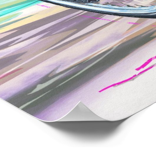 HOT BIKER CHICK POSTER (Hoek)