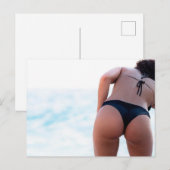 HOT! Bikini Girl foto-briefkaart Briefkaart (Voorkant / Achterkant)