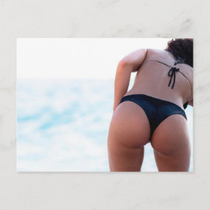 HOT! Bikini Girl foto-briefkaart Briefkaart