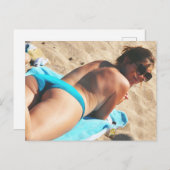 ㋡ ☺ ☻ Hot! Bikini Model briefkaart foto ㋡ ㋛ ☺ ☻ (Voorkant / Achterkant)