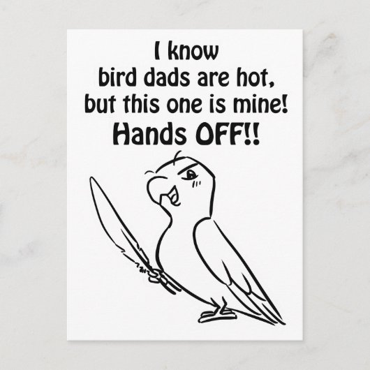 Hot Bird Dad Briefkaart (Voorkant)