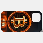 Hot Bitcoin Logo cadeau voor vriend crypto Case-Mate iPhone Case (Achterkant (horizontaal))
