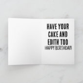 HOT BLOND FUNNY MALE FRIEND BIRTHDAY-KAARTEN KAART (Binnen)