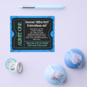 Hot Blue ticketbrochures, aangepaste afdrukken Flyer (Enkel)