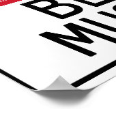 Hot Blues Musician Poster (Hoek)