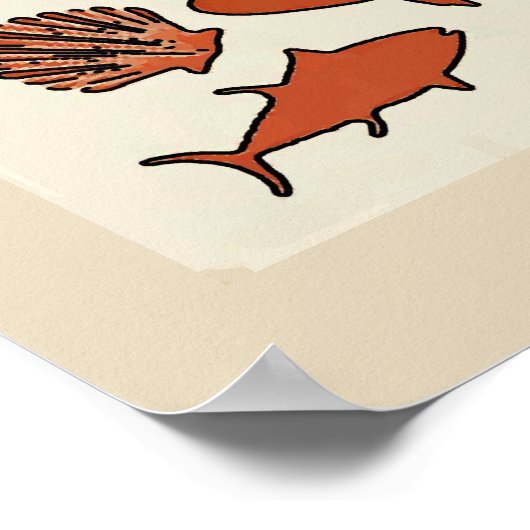 Hot-boiled Crawfish Sign. Poster (Hoek)