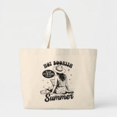 Hot Bookish Summer Book Lover Reader Grote Tote Bag (Voorkant)
