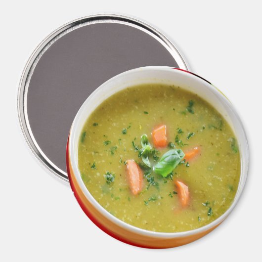 Hot-Bowl van de koelkast van de Zuidpool Magnet (Voorkant / Achterkant)