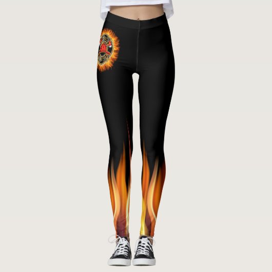 HOT brandweer Pop Leggings (Voorkant)