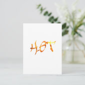 HOT BRIEFKAART (Staand voorkant)